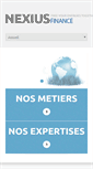 Mobile Screenshot of nexius.fr