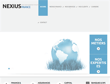 Tablet Screenshot of nexius.fr